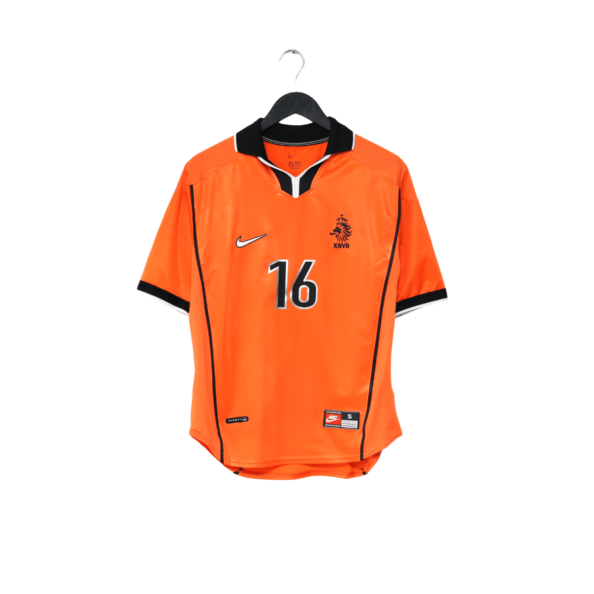 1998/00 DAVIDS #16 Holland Vintage Nike Home Football Shirt (S) Netherlands
