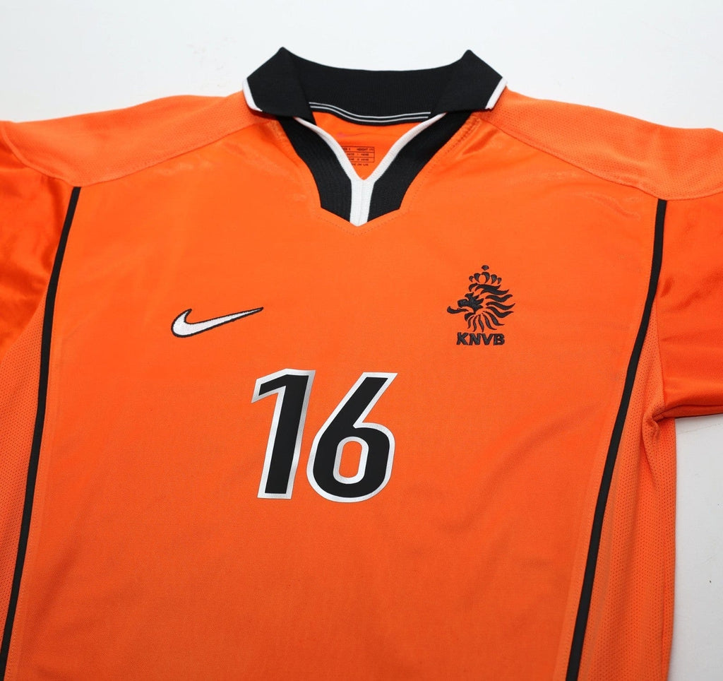 1998/00 DAVIDS #16 Holland Vintage Nike Home Football Shirt (S) Netherlands