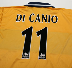 1998/00 DI CANIO #11 Sheffield Wednesday Vintage Away Football Shirt (M)