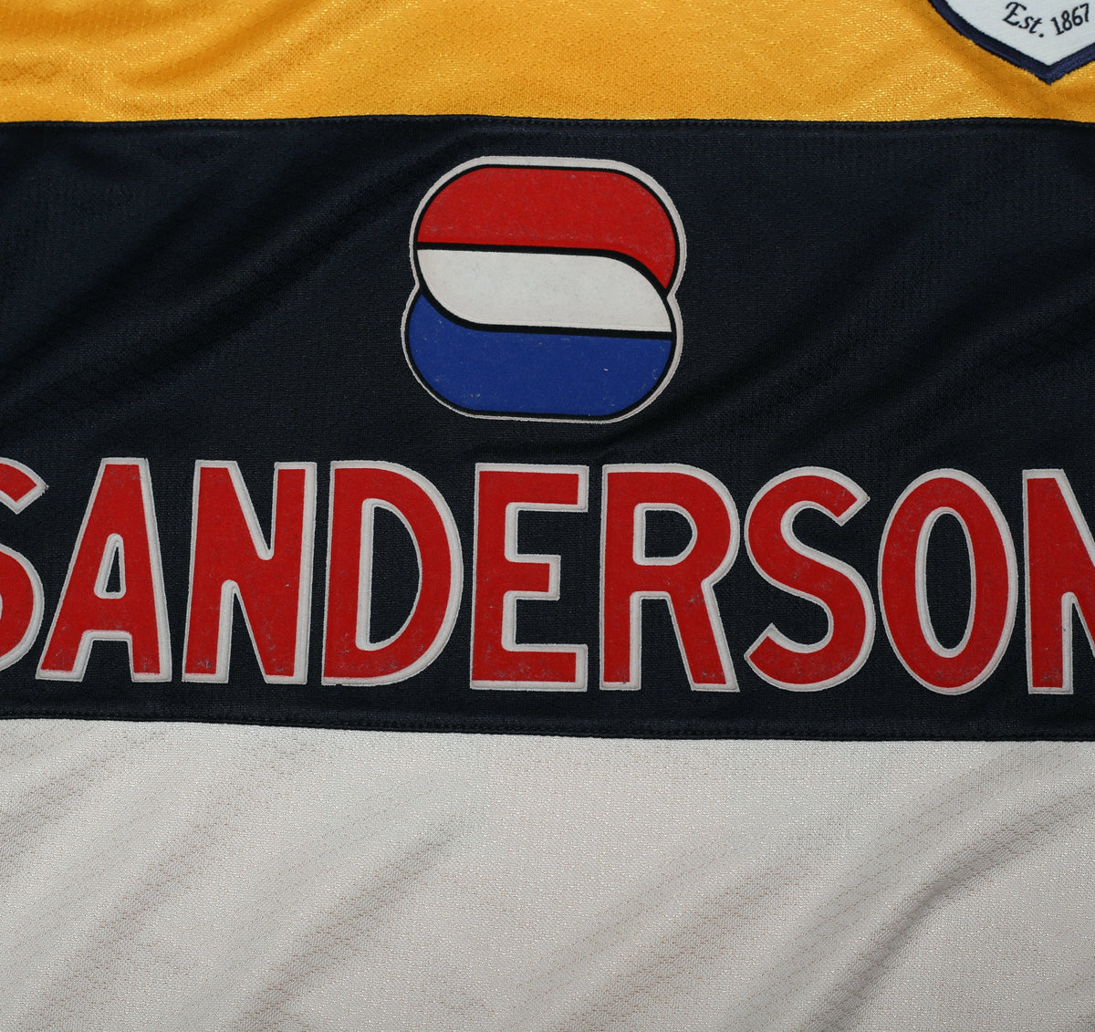 1998/00 DI CANIO #11 Sheffield Wednesday Vintage Away Football Shirt (M)