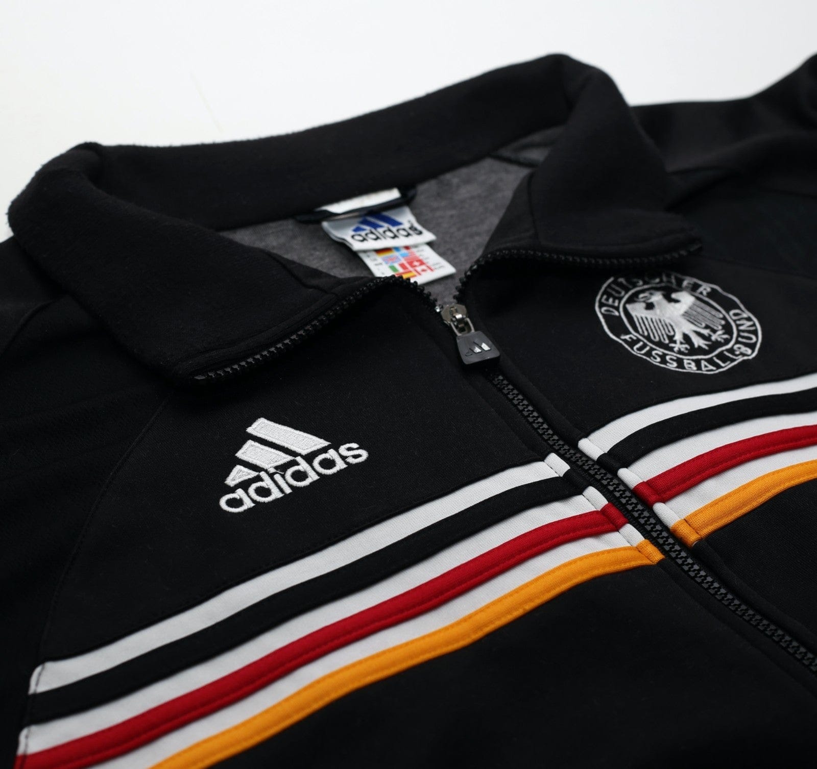 1998/00 GERMANY Vintage adidas Football Track Top Jacket (XL) 46/48 World Cup 98