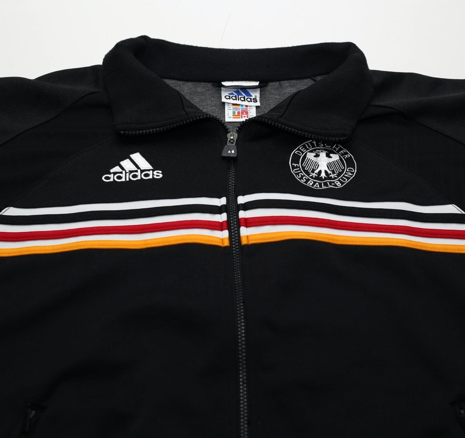 1998/00 GERMANY Vintage adidas Football Track Top Jacket (XL) 46/48 World Cup 98