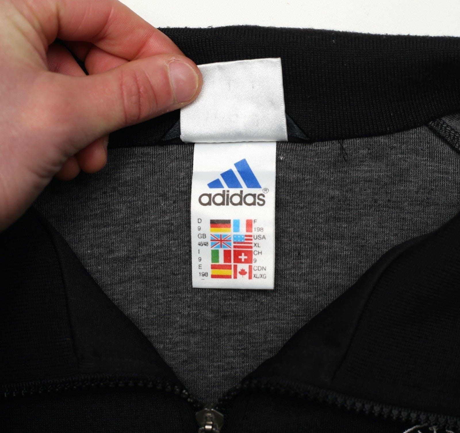 1998/00 GERMANY Vintage adidas Football Track Top Jacket (XL) 46/48 World Cup 98