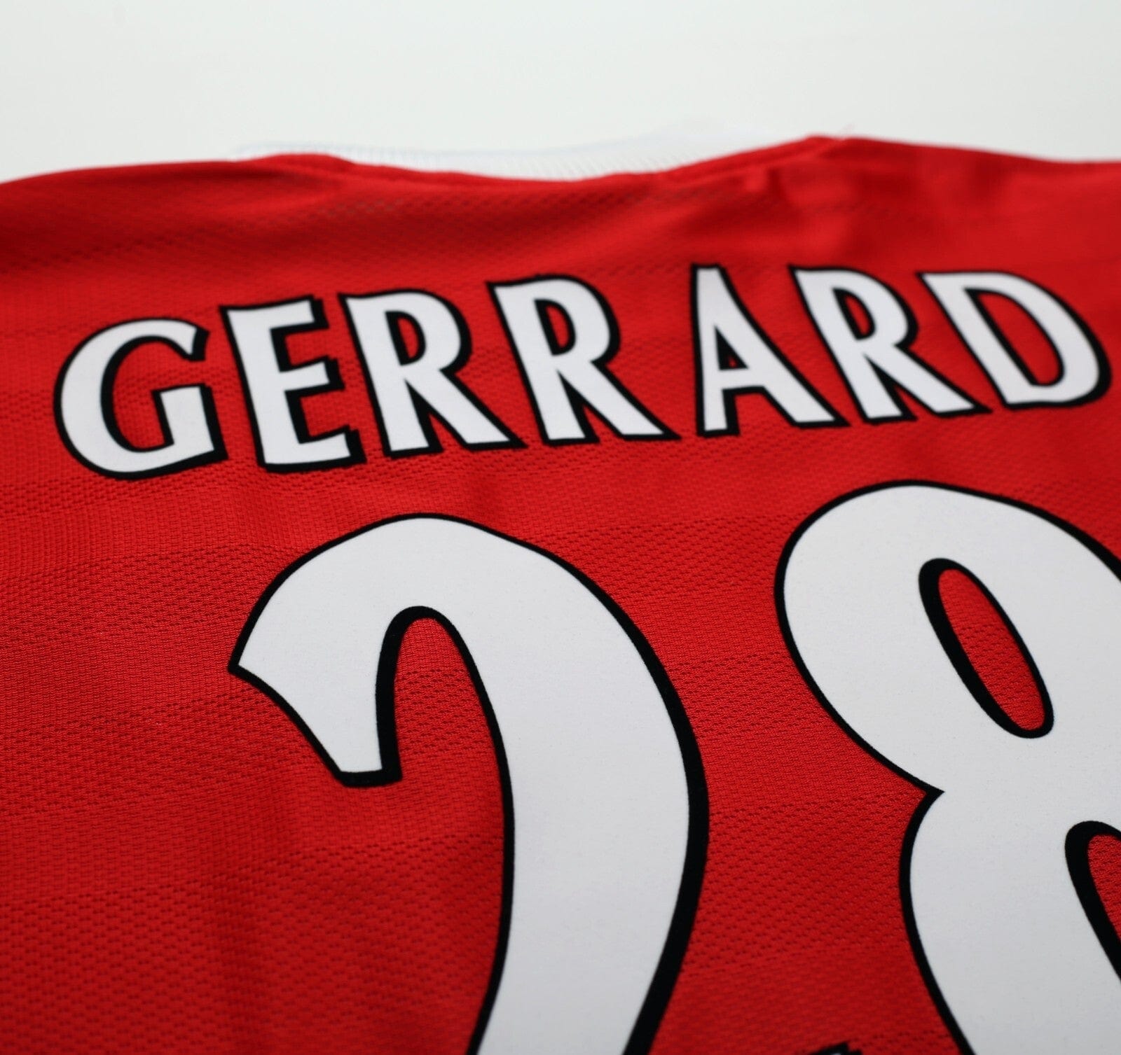 1998/00 GERRARD #28 Liverpool Vintage Reebok Home Football Shirt (L) 42/44