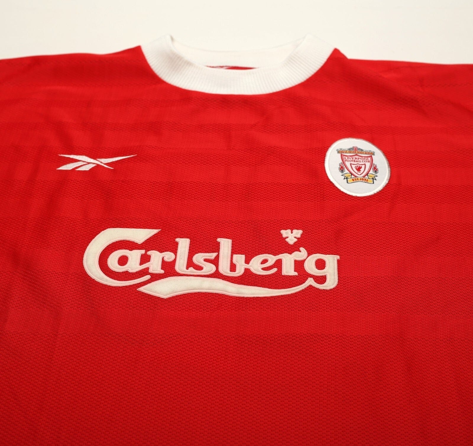 1998/00 GERRARD #28 Liverpool Vintage Reebok Home Football Shirt (L) 42/44