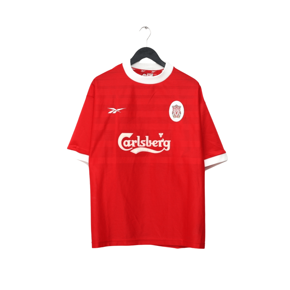 1998/00 GERRARD #28 Liverpool Vintage Reebok Home Football Shirt (L) 42/44