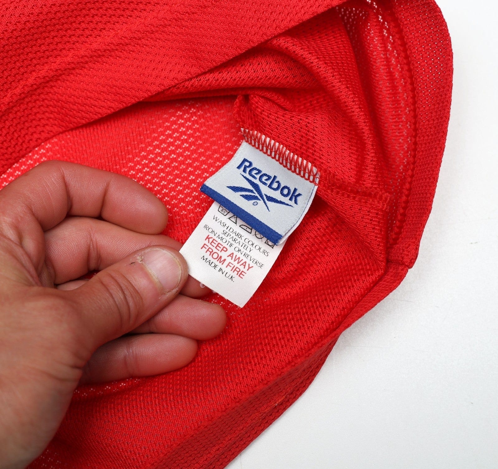 1998/00 GERRARD #28 Liverpool Vintage Reebok Home Football Shirt (L) 42/44