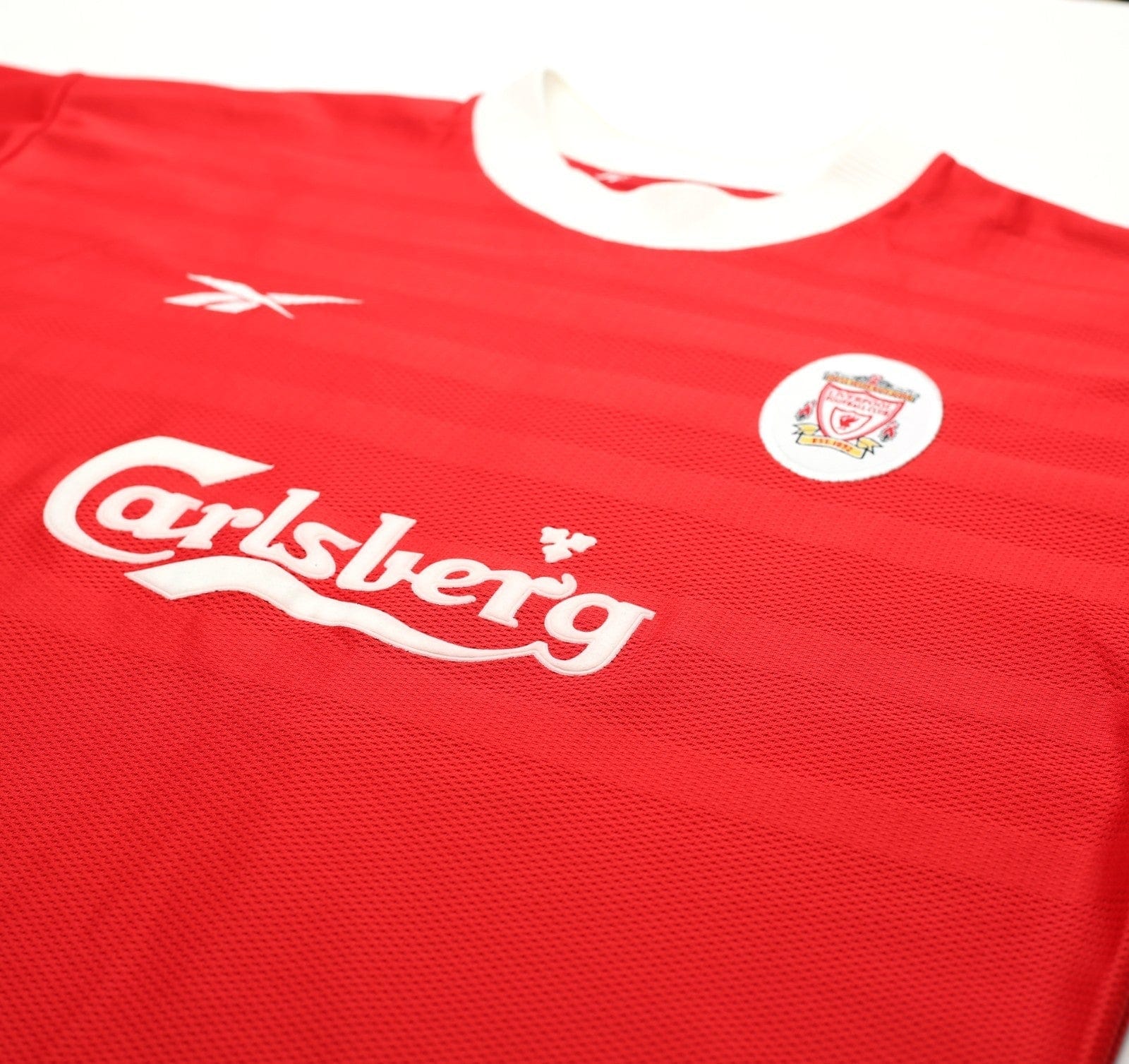 1998/00 GERRARD #28 Liverpool Vintage Reebok Home Football Shirt (L) 42/44