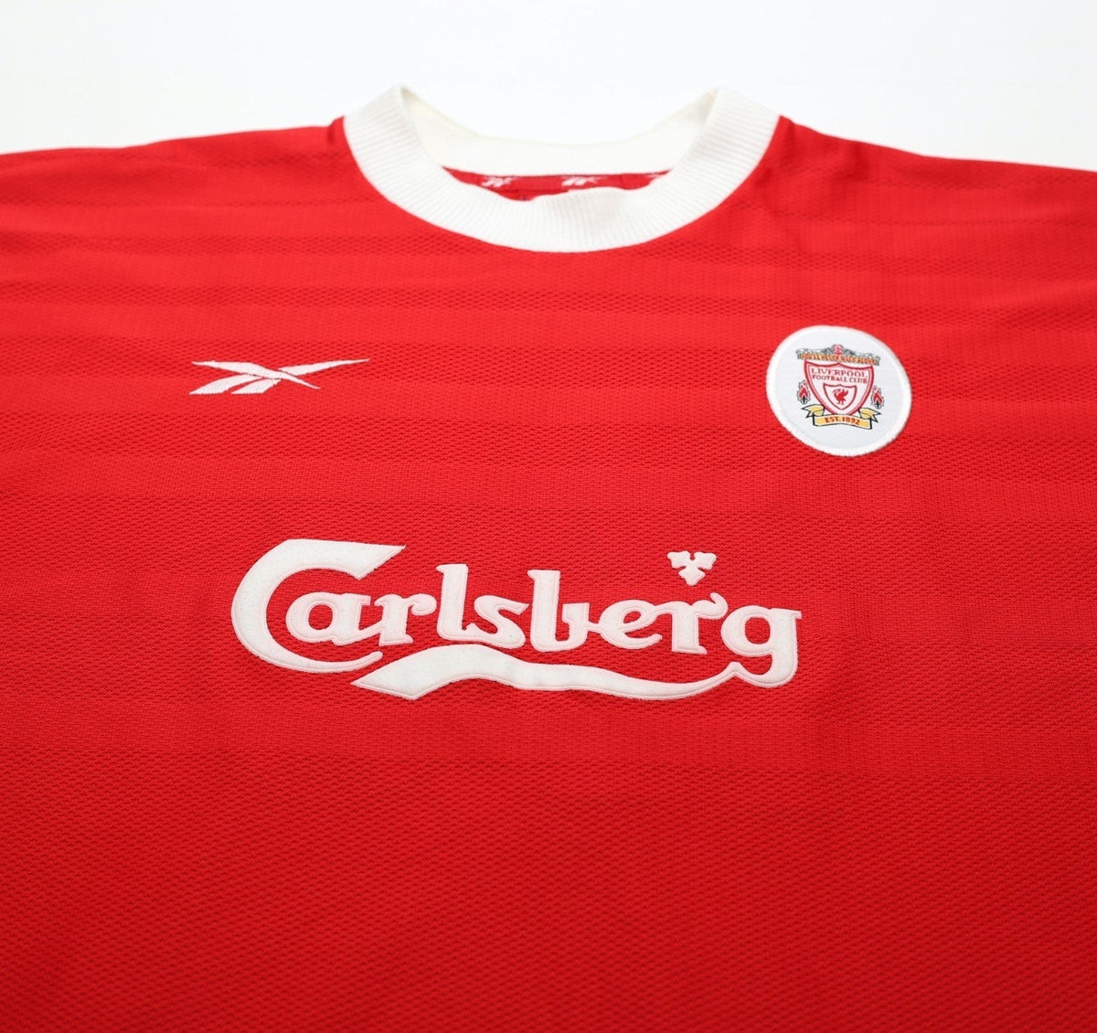 1998/00 GERRARD #28 Liverpool Vintage Reebok Home Football Shirt (L) 42/44