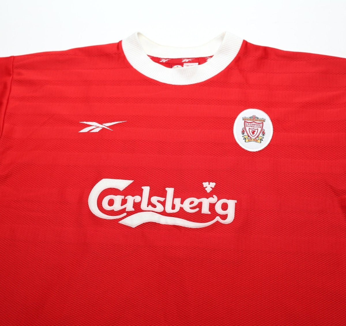 1998/00 GERRARD #28 Liverpool Vintage Reebok Home Football Shirt (L) 42/44