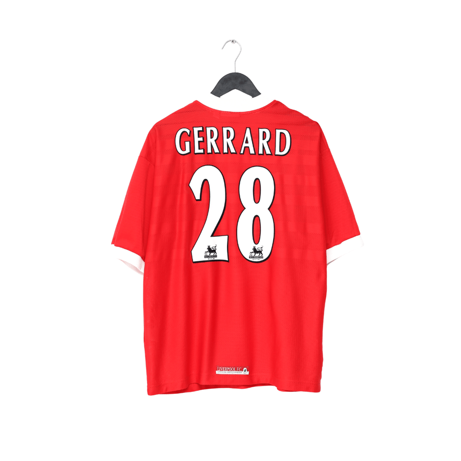 1998/00 GERRARD #28 Liverpool Vintage Reebok Home Football Shirt (L) 42/44