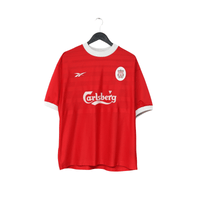 1998/00 Gerrard #28 Liverpool Vintage Reebok Home Football Shirt (L) 42/44