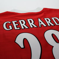 1998/00 Gerrard #28 Liverpool Vintage Reebok Home Football Shirt (L) 42/44