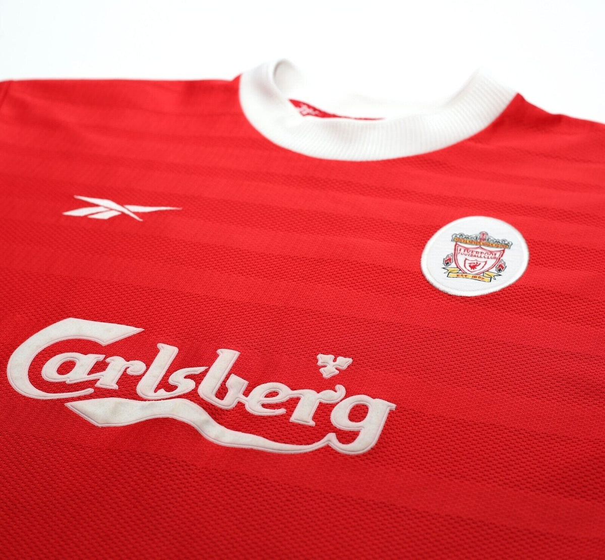 1998/00 GERRARD #28 Liverpool Vintage Reebok Home Football Shirt (M) 38/40