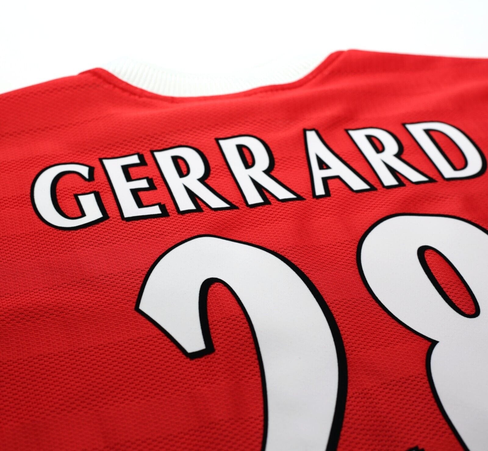 1998/00 GERRARD #28 Liverpool Vintage Reebok Home Football Shirt (M) 38/40