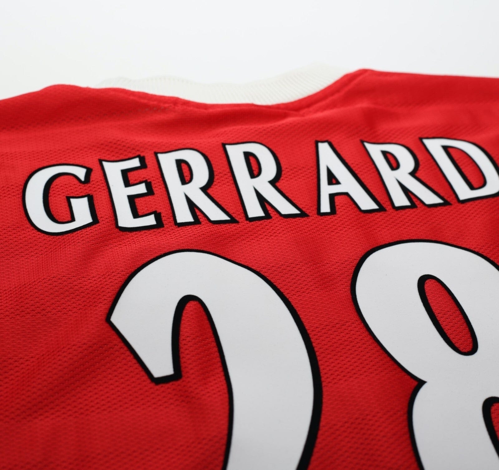 1998/00 GERRARD #28 Liverpool Vintage Reebok Home Football Shirt (S) 34/36