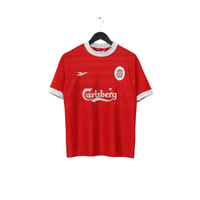 1998/00 Gerrard #28 Liverpool Vintage Reebok Home Football Shirt (S) 34/36