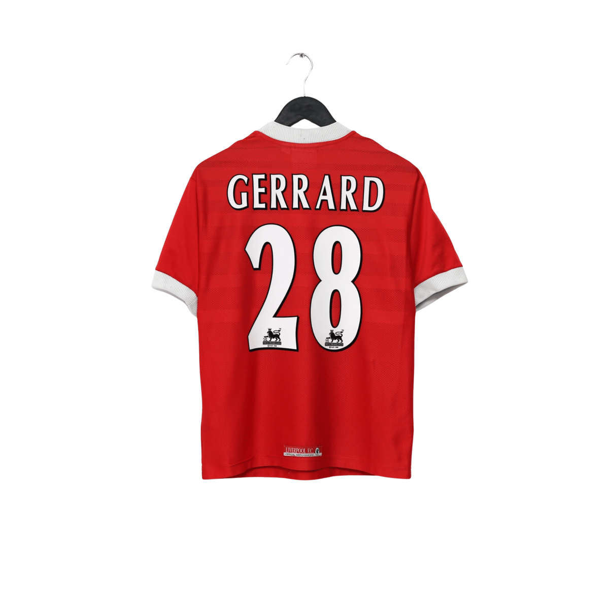 1998/00 Gerrard #28 Liverpool Vintage Reebok Home Football Shirt (S) 34/36