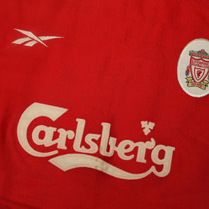 1998/00 Gerrard #28 Liverpool Vintage Reebok Home Football Shirt (S) 34/36