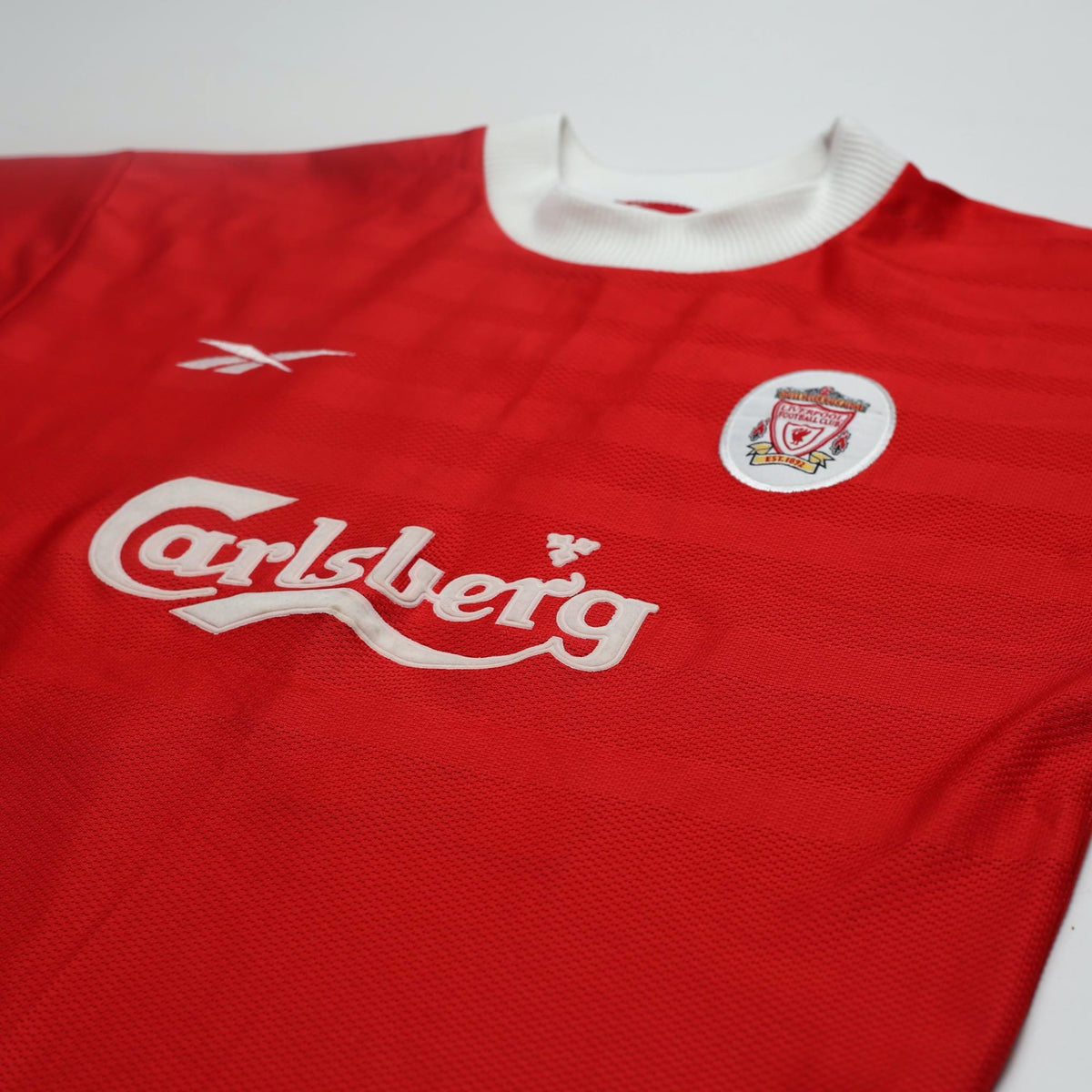 1998/00 Gerrard #28 Liverpool Vintage Reebok Home Football Shirt (S) 34/36
