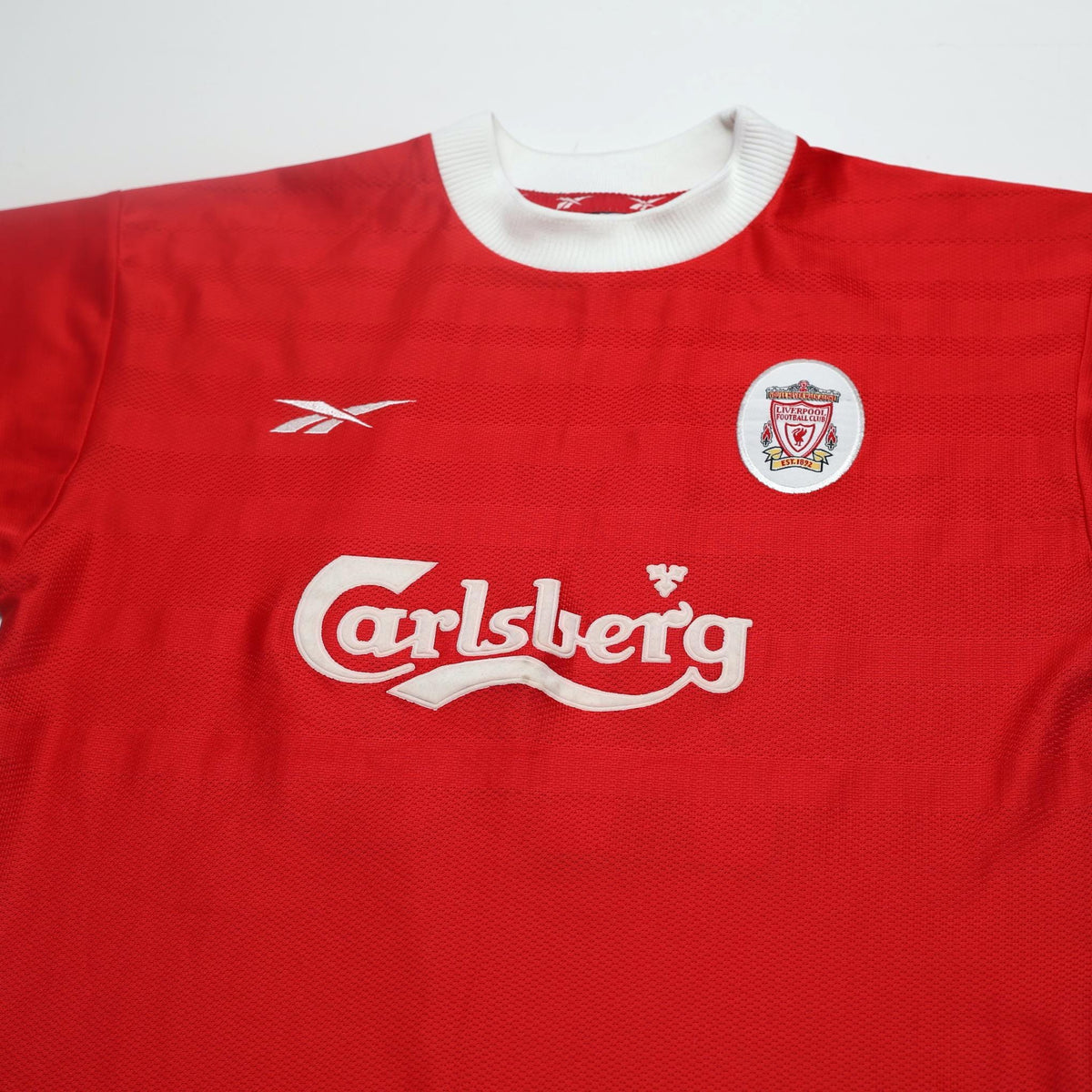1998/00 Gerrard #28 Liverpool Vintage Reebok Home Football Shirt (S) 34/36