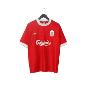 1998/00 Gerrard #28 Liverpool Vintage Reebok Home Football Shirt (S) 34/36