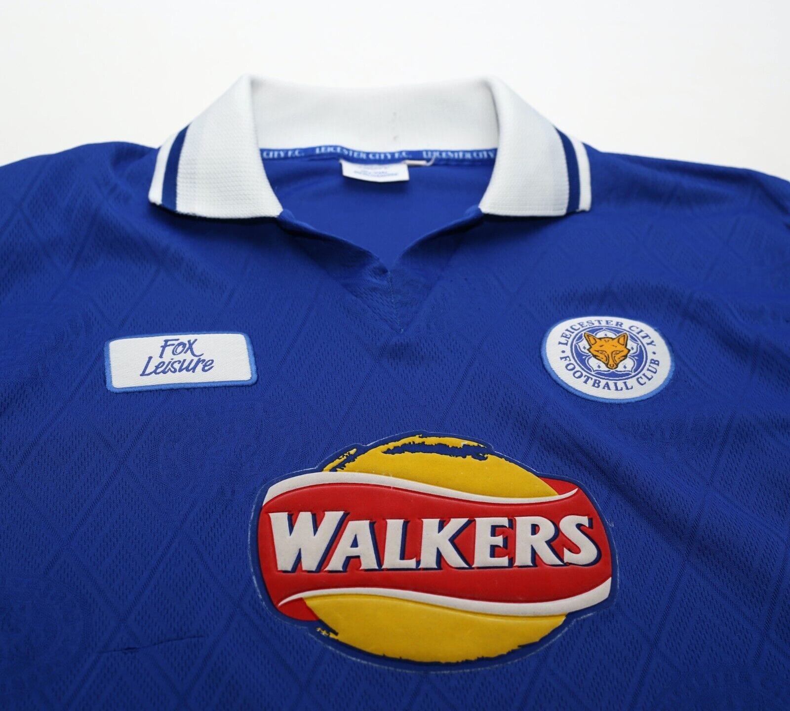 1998/00 HESKEY #9 Leicester City Vintage Fox Leisure Football Shirt (XS/S) 34/36