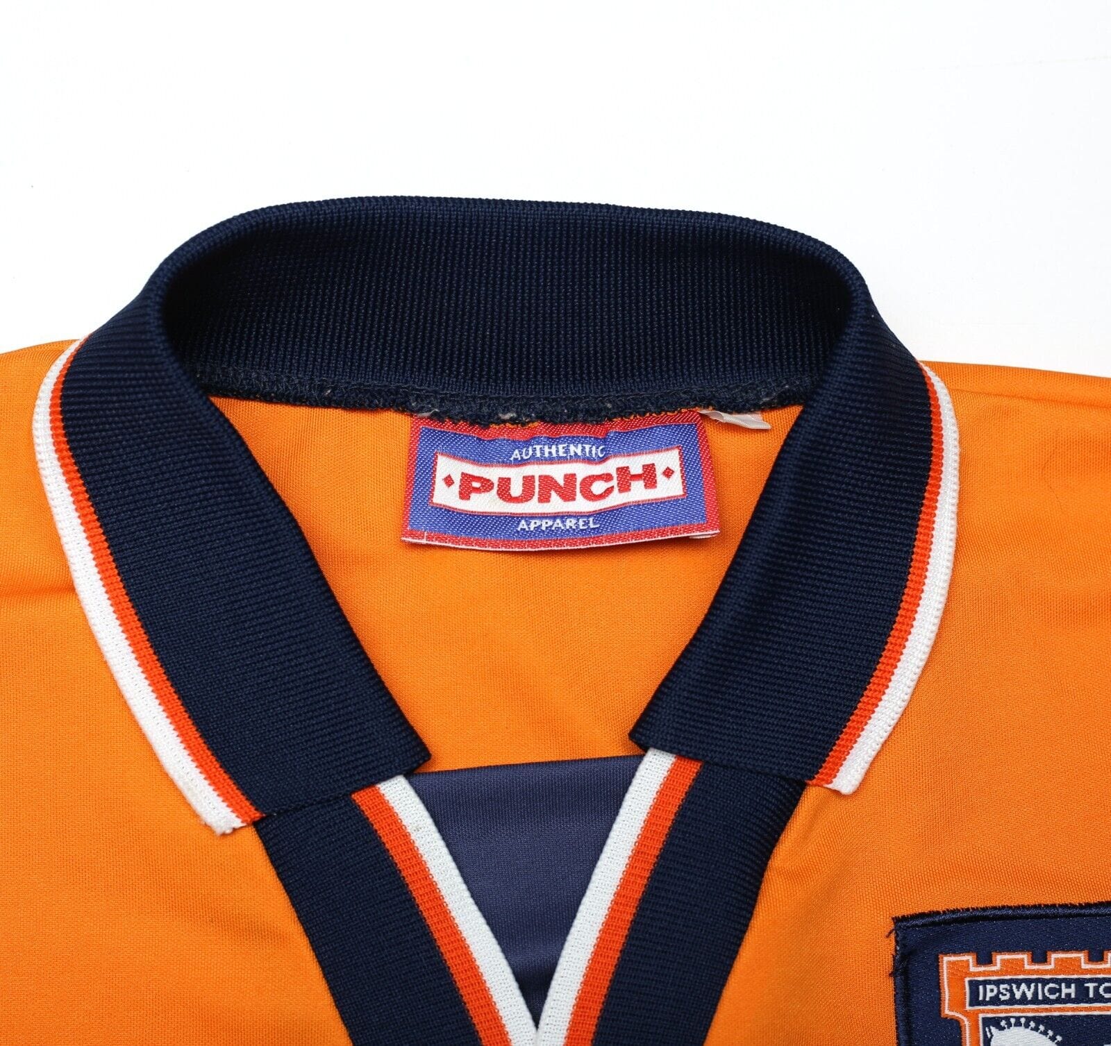 1998/00 IPSWICH TOWN Vintage PUNCH Away Football Shirt Jersey (XL)