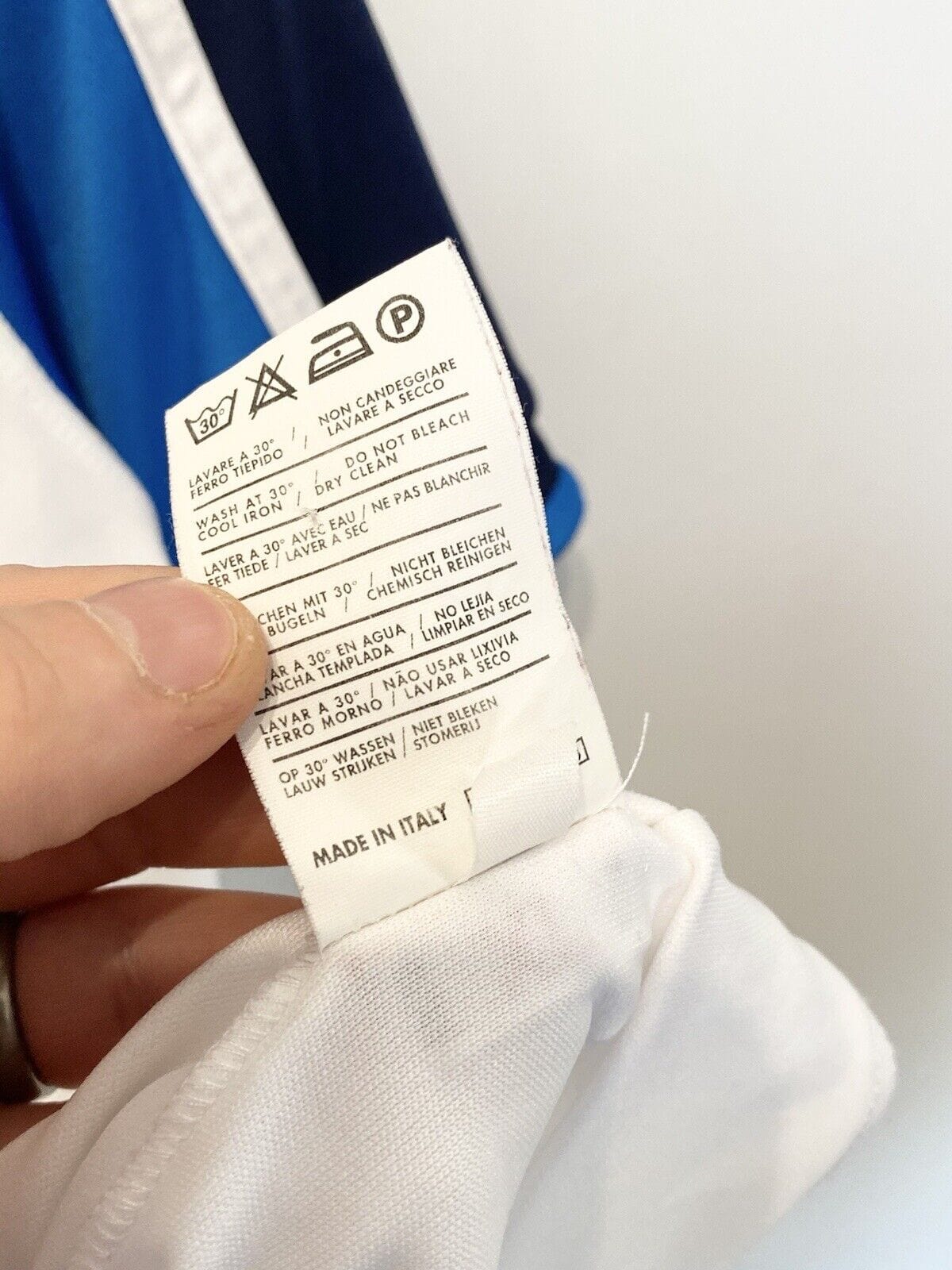 1998/00 ITALY Vintage Kappa Football Polo Shirt (L/XL) Maldini Totti Del Piero