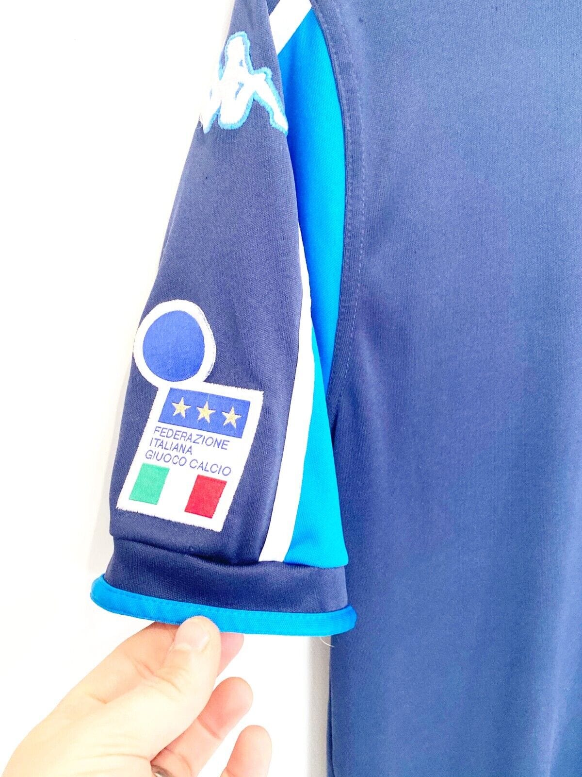 1998/00 ITALY Vintage Kappa Football Polo Shirt (M/L) Maldini Totti Del Piero