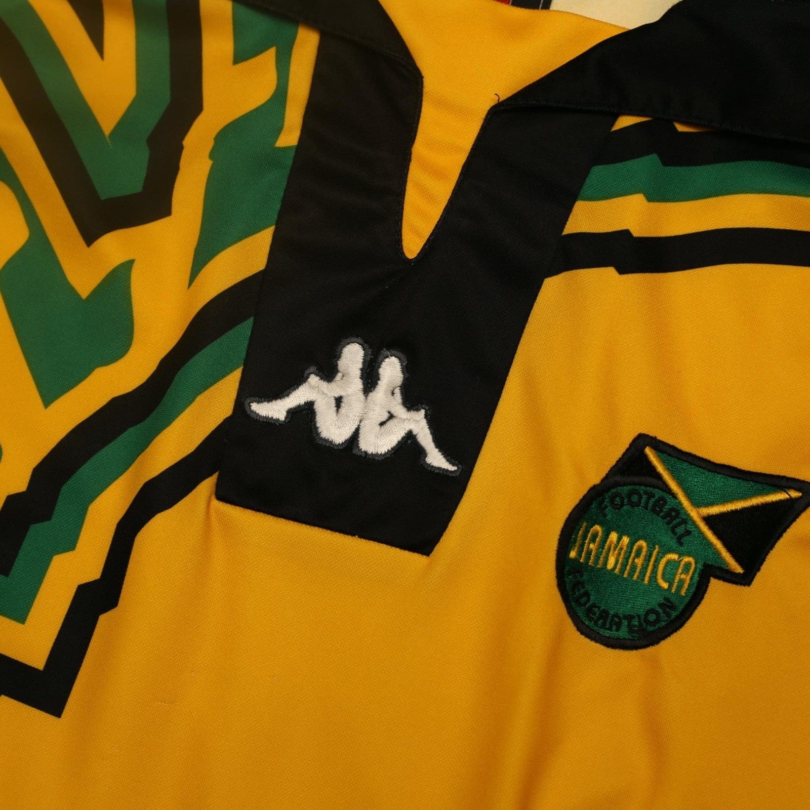 1998/00 Jamaica Vintage Kappa Home Football Shirt Jersey (L) World Cup 98