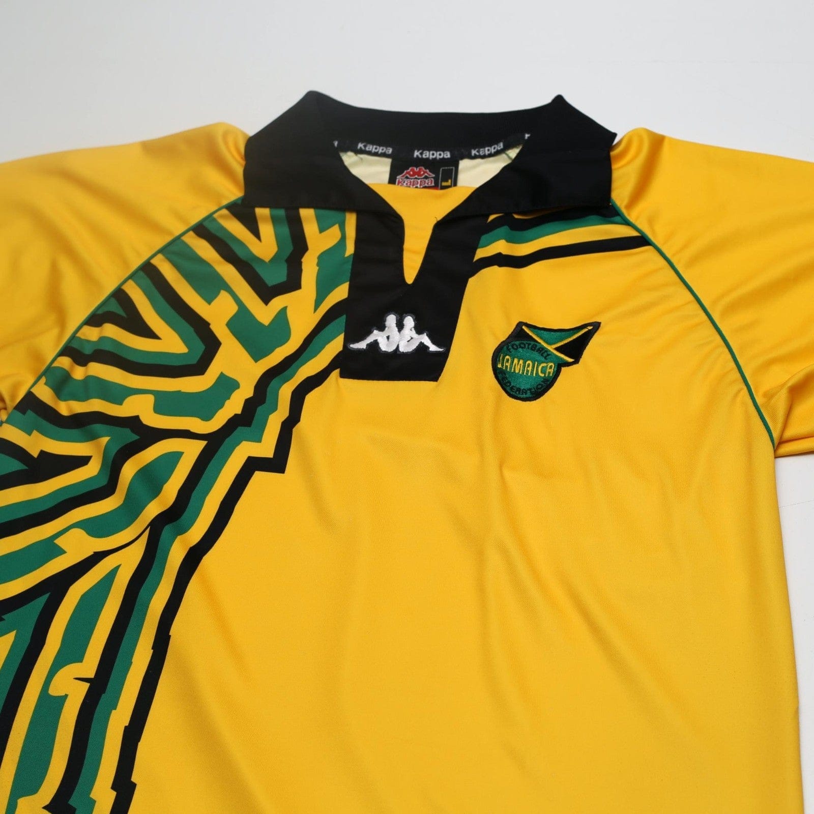 1998/00 Jamaica Vintage Kappa Home Football Shirt Jersey (L) World Cup 98