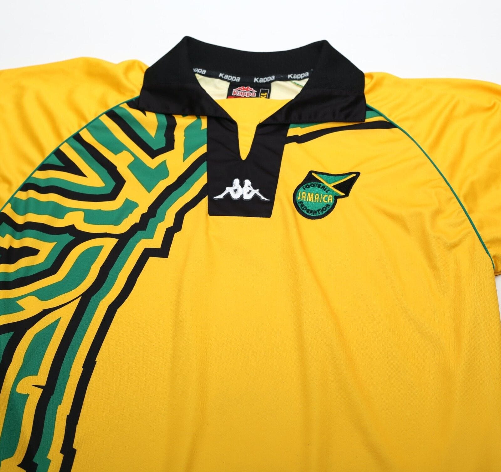 1998/00 JAMAICA Vintage Kappa Home Football Shirt Jersey (XL) World Cup 98