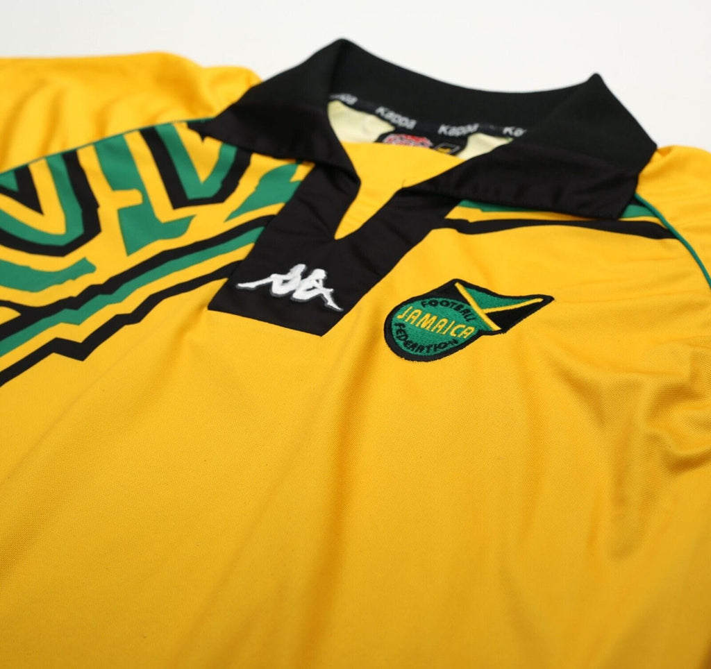 1998/00 JAMAICA Vintage Kappa Home Football Shirt Jersey (XL) World Cup 98