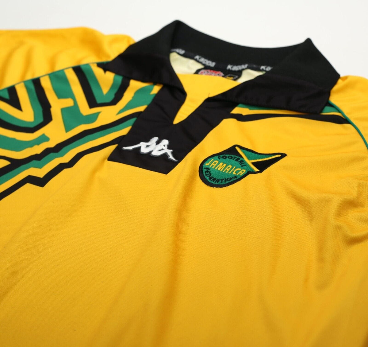 1998/00 JAMAICA Vintage Kappa Home Football Shirt Jersey (XL) World Cup 98