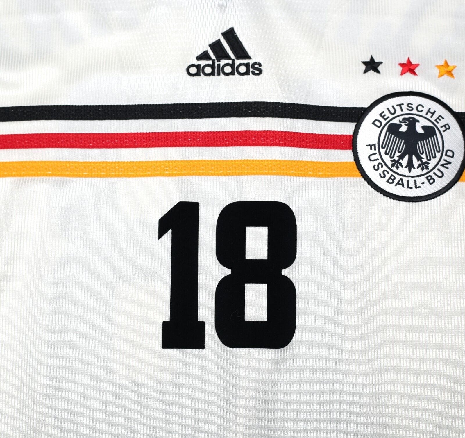 1998/00 KLINSMANN #18 Germany Vintage adidas Home Football Shirt (XL) WC 98