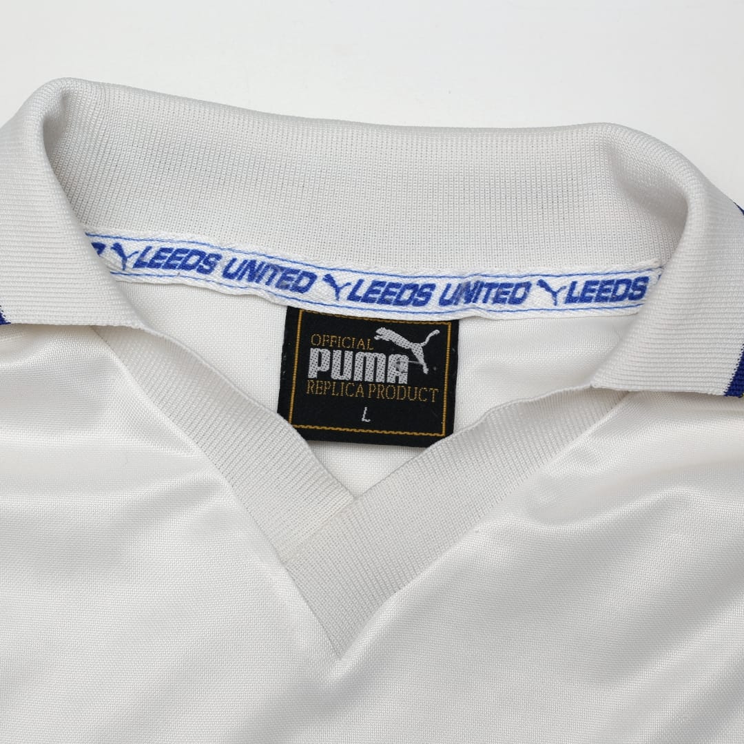 1998/00 Leeds United Vintage Puma Home Football Shirt (L)