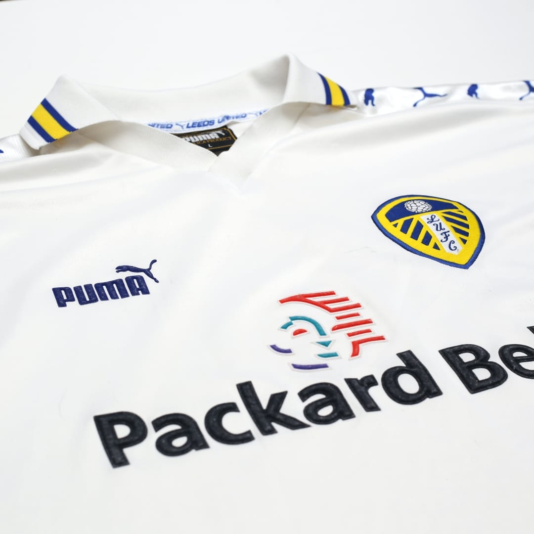 1998/00 Leeds United Vintage Puma Home Football Shirt (L)