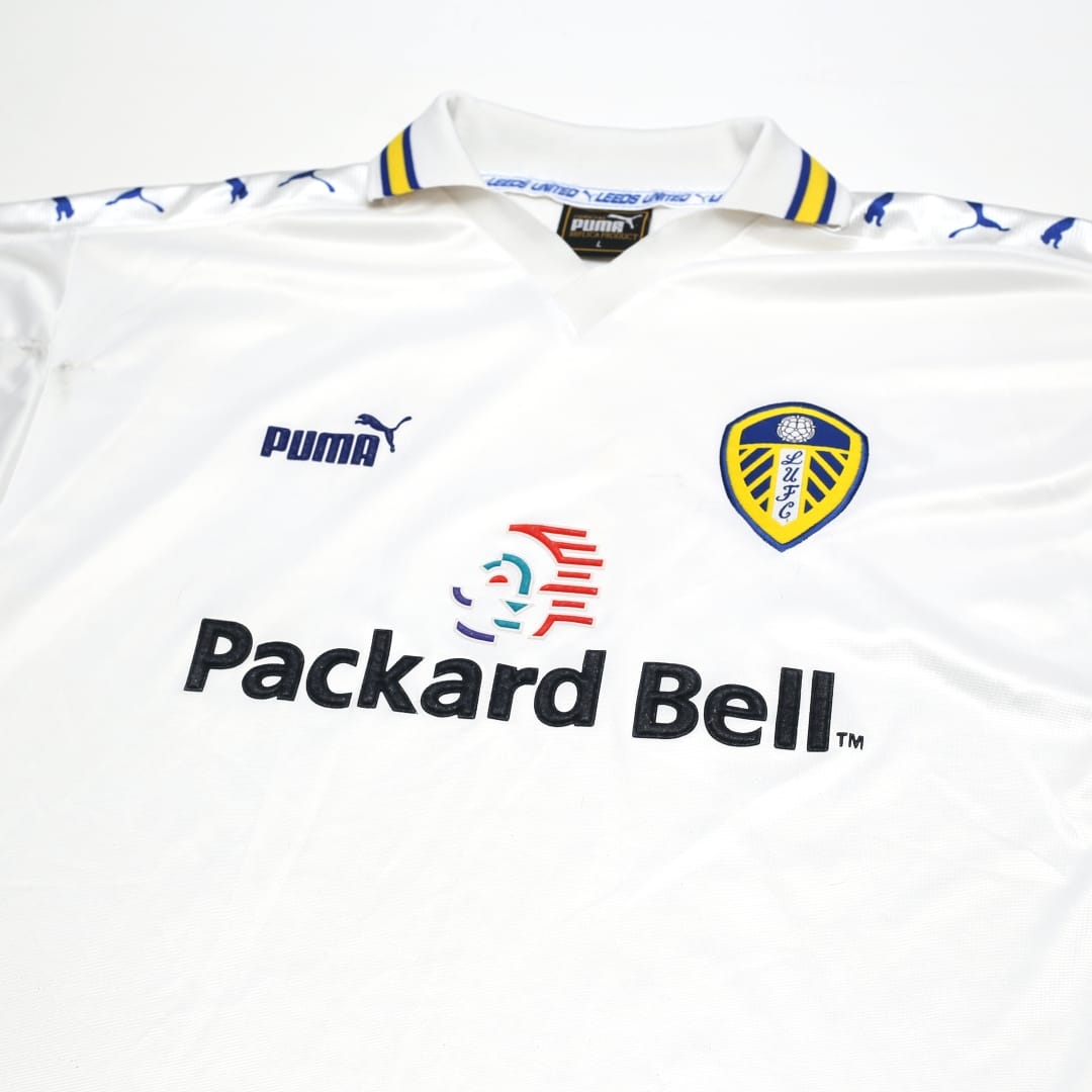 1998/00 Leeds United Vintage Puma Home Football Shirt (L)