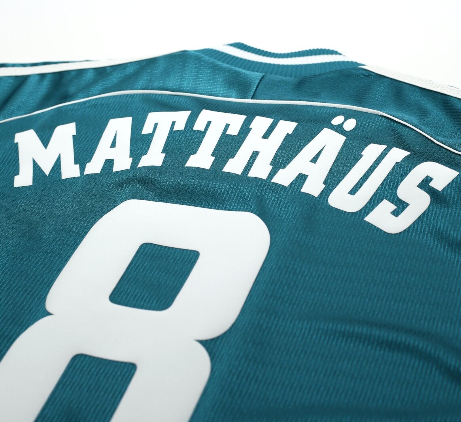 1998/00 MATTHAUS #8 Germany Vintage adidas Away Football Shirt (L) WC 98