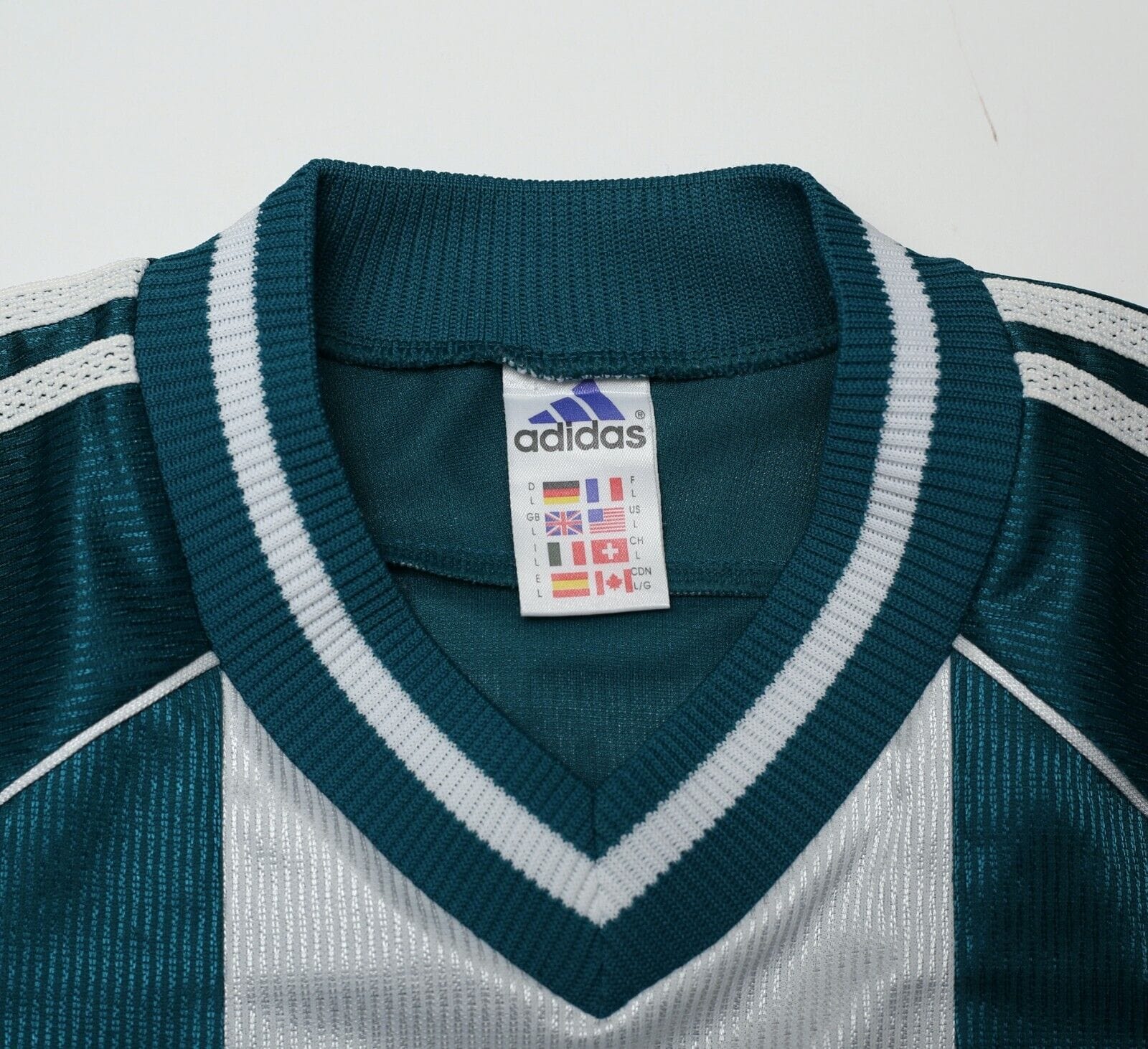 1998/00 MATTHAUS #8 Germany Vintage adidas Away Football Shirt (L) WC 98