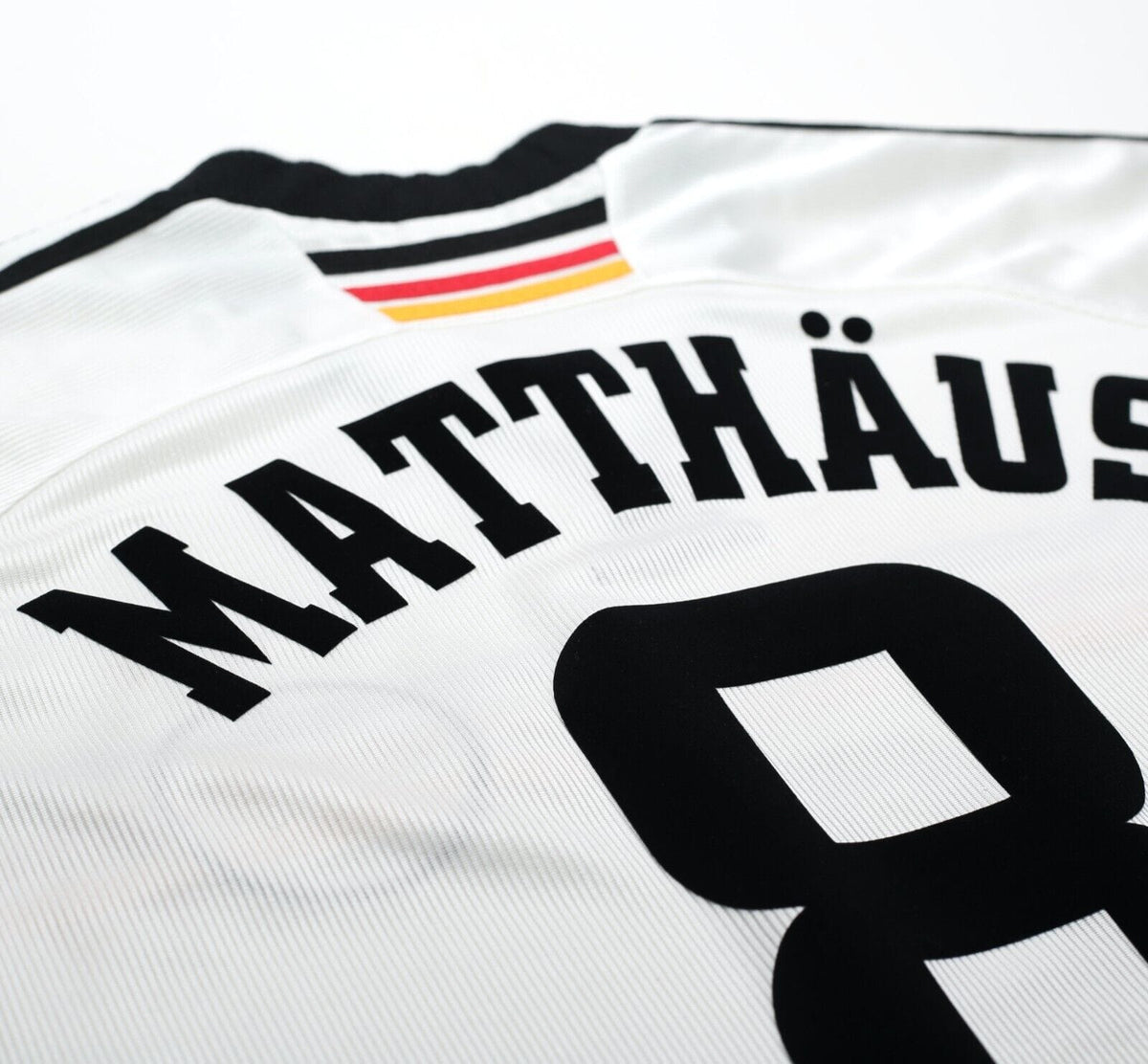 1998/00 MATTHAUS #8 Germany Vintage adidas Home Football Shirt (L) WC 98