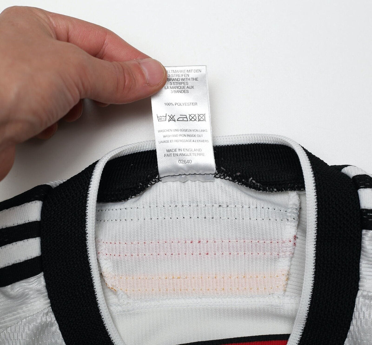 1998/00 MATTHAUS #8 Germany Vintage adidas Home Football Shirt (L) WC 98