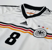 1998/00 MATTHAUS #8 Germany Vintage adidas Home Football Shirt (L) WC 98