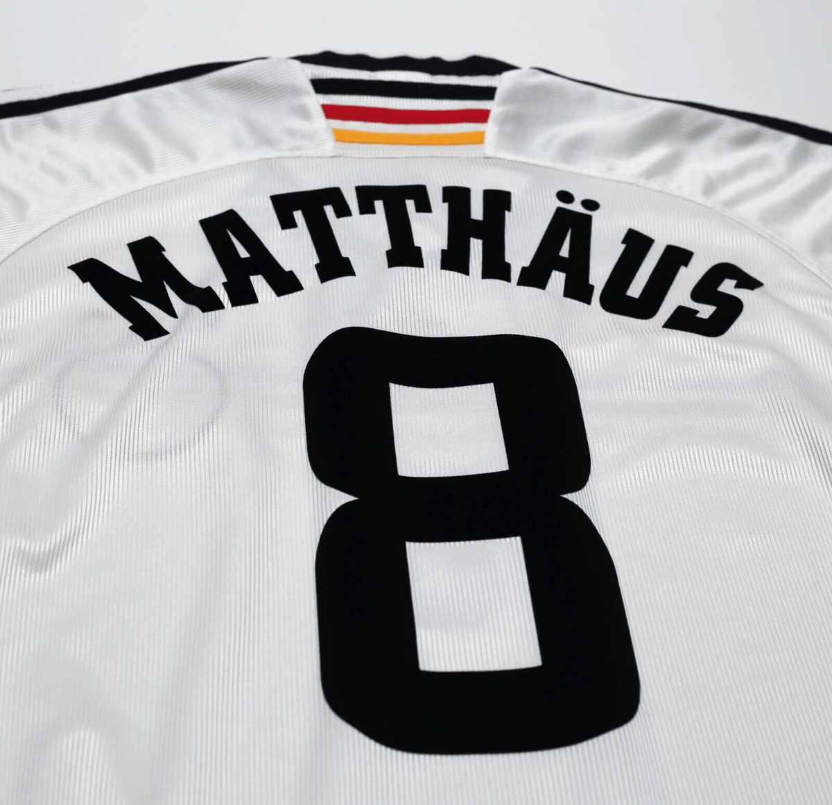1998/00 MATTHAUS #8 Germany Vintage adidas Home Football Shirt (L) WC 98