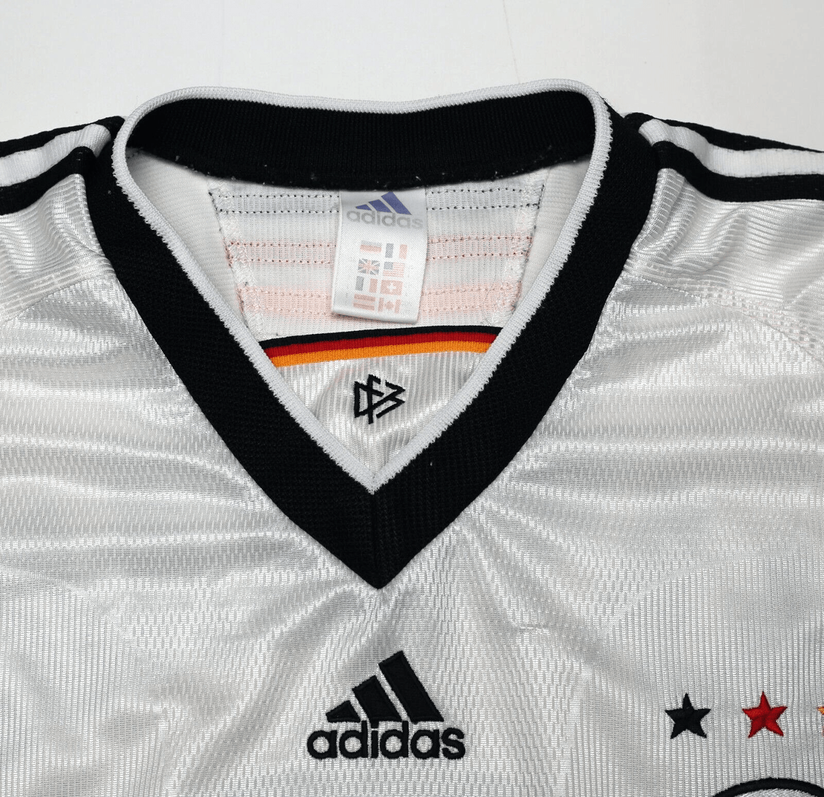 1998/00 MATTHAUS #8 Germany Vintage adidas Home Football Shirt (L) WC 98