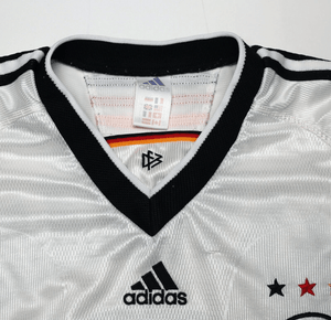 1998/00 MATTHAUS #8 Germany Vintage adidas Home Football Shirt (L) WC 98