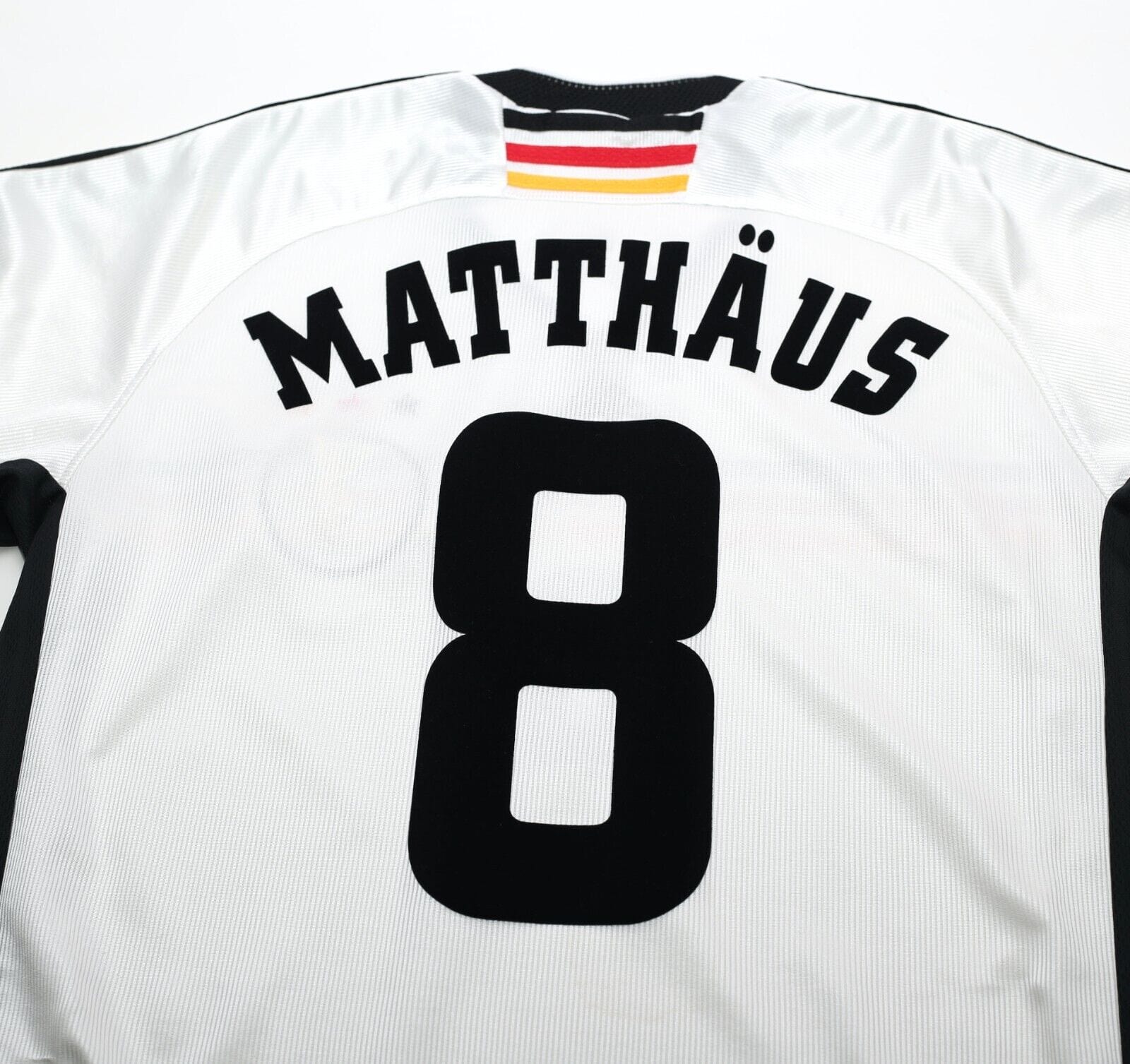 1998/00 MATTHAUS #8 Germany Vintage adidas Home Football Shirt (M) WC 98