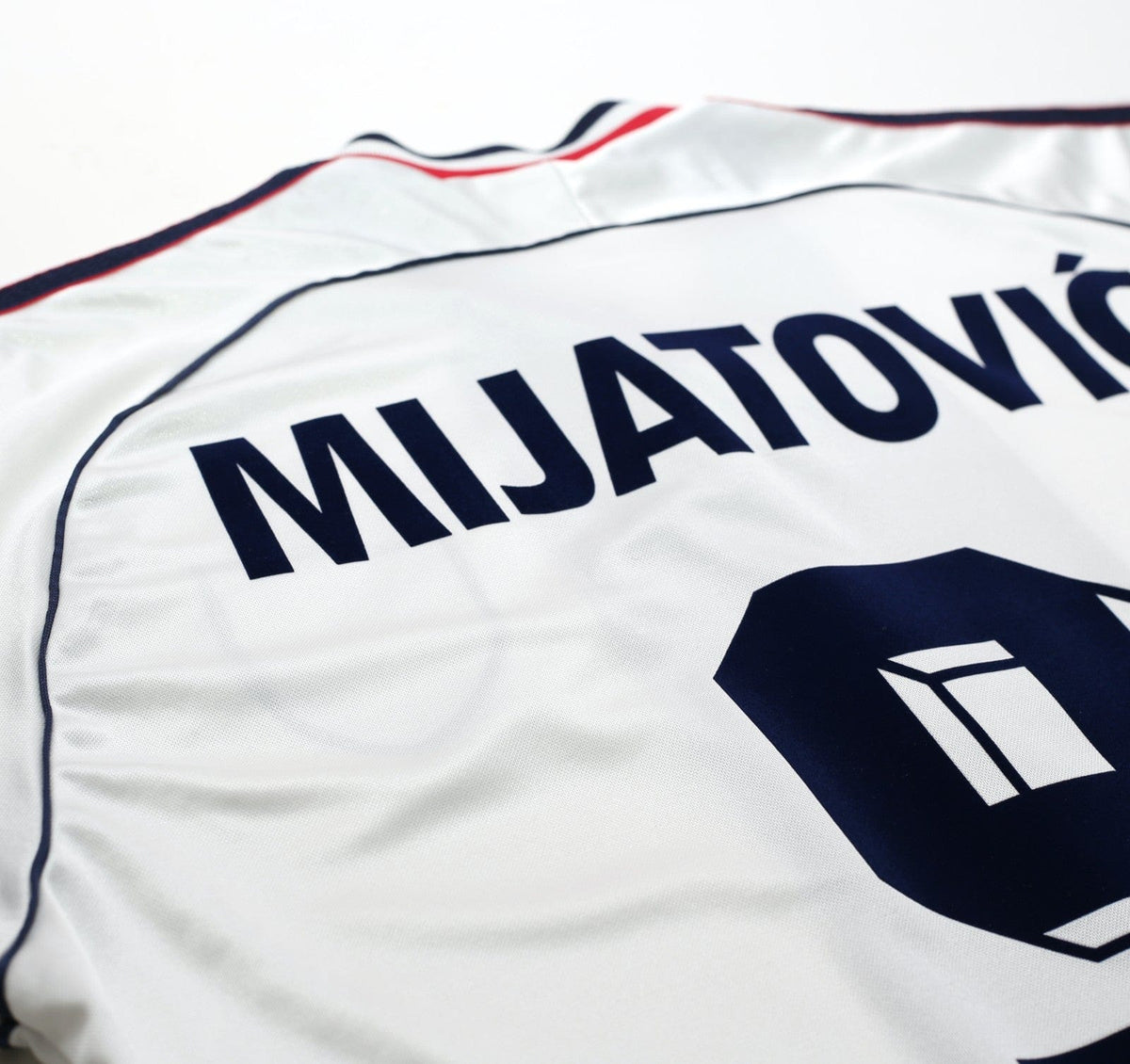 1998/00 MIJATOVIC #9 Yugoslavia Vintage adidas Away Football Shirt (L) WC 98
