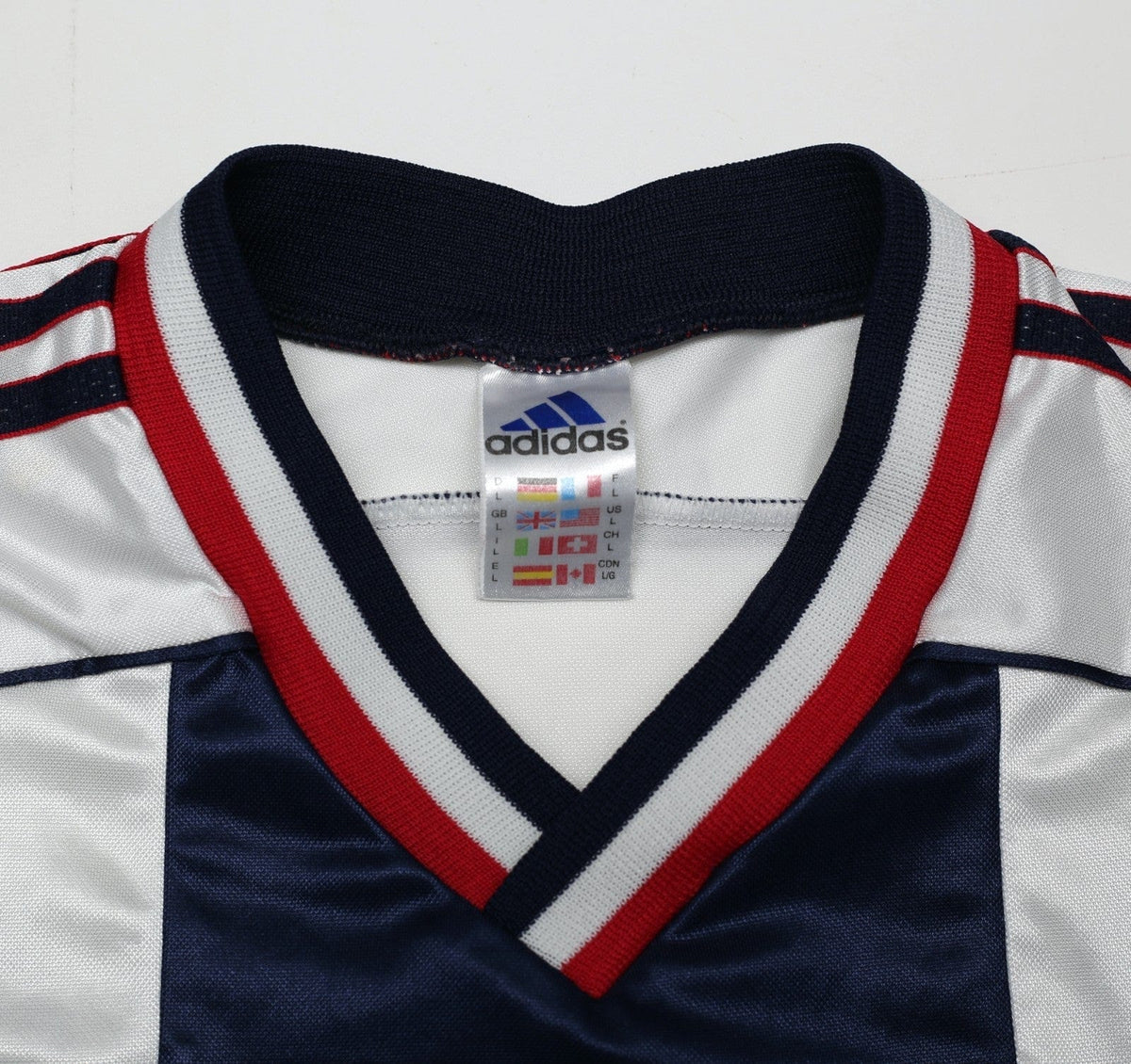 1998/00 MIJATOVIC #9 Yugoslavia Vintage adidas Away Football Shirt (L) WC 98